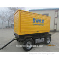 CE&ISO approved single phase 150kw /187kva waterproof portable diesel generator with 4 wheels